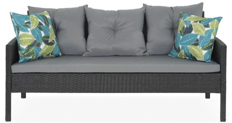 Set mobilier CLARY terasa/gradina, 2 fotolii, 2 taburete, canapea si masuta image3