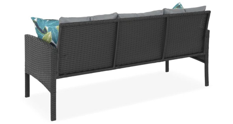 Set mobilier CLARY terasa/gradina, 2 fotolii, 2 taburete, canapea si masuta image5