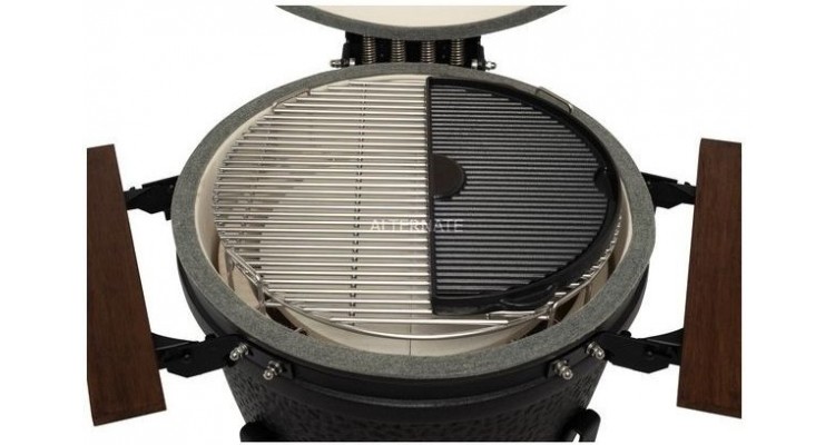 Plita de fonta in forma de semicerc pentru Kamado The Bastard Large, 49cm, BB554