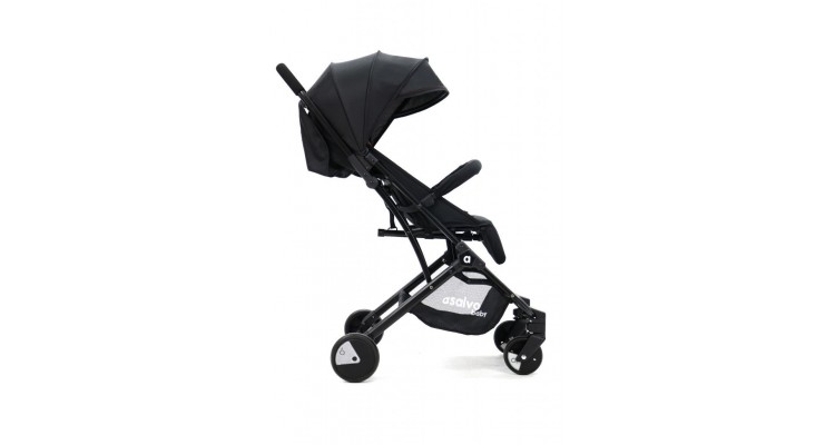 Carucior asalvo sport, modul troller-transport pe avion negru-rosu