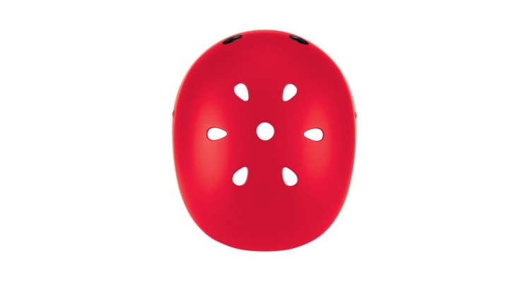 Casca protectie globber primo, cu lumini, culoare rosu