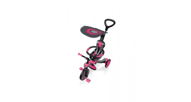 Tricicleta globber explorer 4 in 1 culoare roz