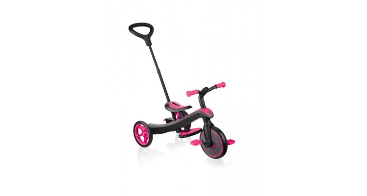 Tricicleta globber explorer 4 in 1 culoare roz