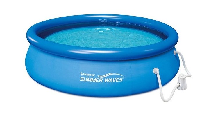Piscina Instant Family Summer Waves, cu inel gonflabil, 366 x 76cm (pompa filtrare inclusa) image3