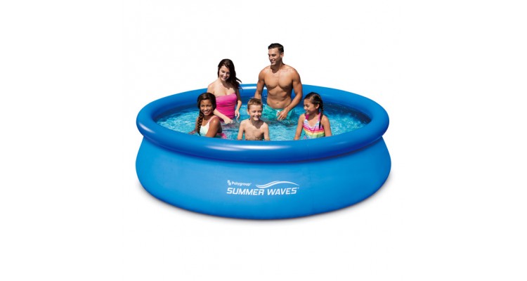 Piscina Instant Family Summer Waves, cu inel gonflabil, 366 x 76cm (pompa filtrare inclusa) image7