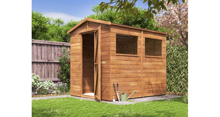 Magazie din lemn tratat Adam II, 1.81x2.42m, Dunster House