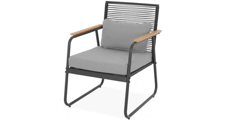 Set mobilier DARWIN terasa/gradina 2 fotolii, canapea si masuta