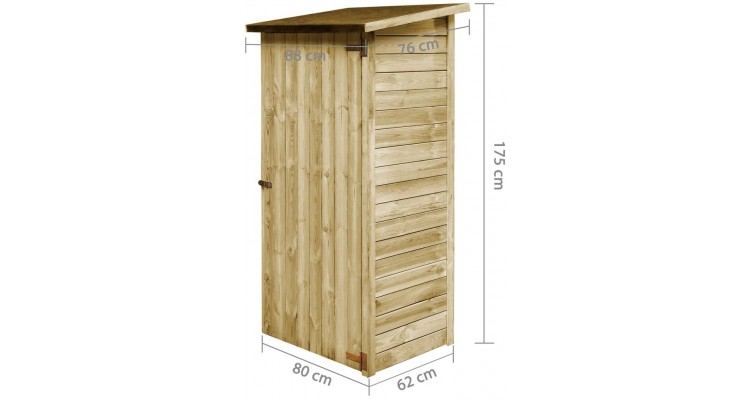Sopron scule gradina, 88 x 76 x 175 cm, lemn pin tratat