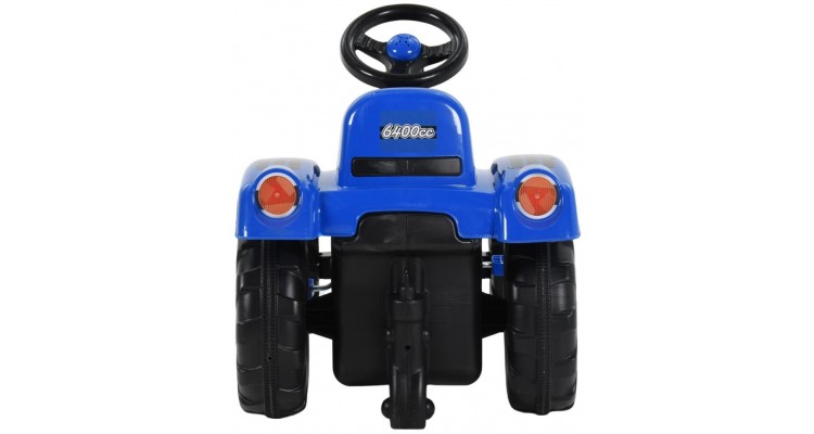 Tractor pentru copii cu pedale, albastru albastru