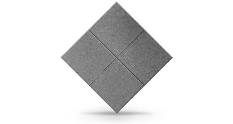 Pavele cauciuc plane pentru beton 100x100x3cm