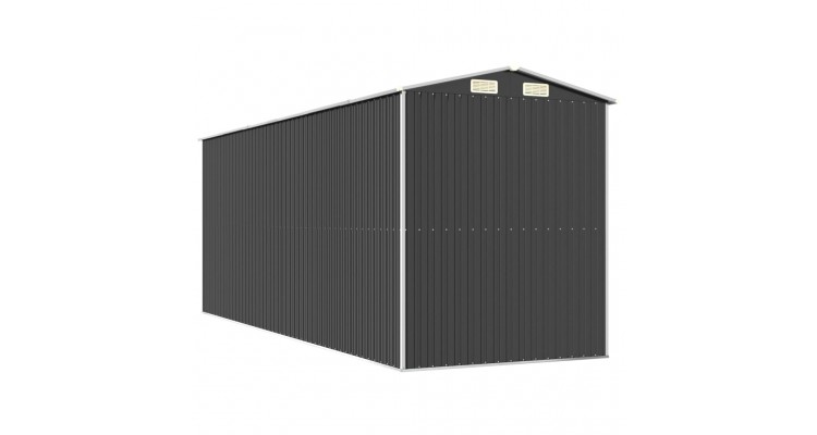 Sopron de gradina, antracit, 192x523x223 cm, otel galvanizat