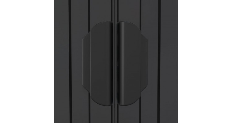 Sopron de gradina, antracit, 192x523x223 cm, otel galvanizat