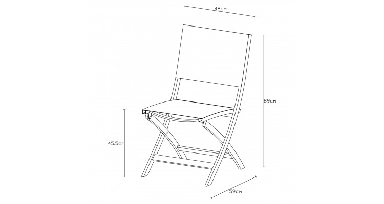 Set mobilier BREEZE terasa si gradina, 4 scaune si masa
