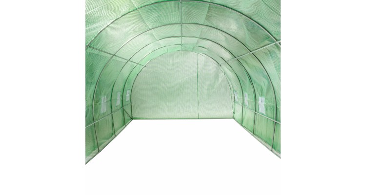 Solar de gradina 6 x 3 x 2 m, folie verde