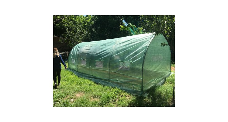 Sera pentru gradina cu schelet metalic 6 x 3 m,18MP