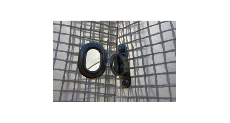 Solar gradina alb cu schelet metalic 6 x 3 m,18MP