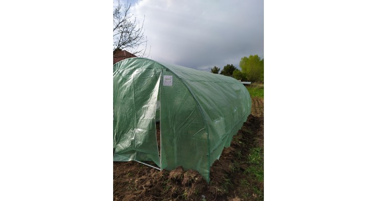 Sera pentru gradina cu schelet metalic 6 x 3 m,18MP