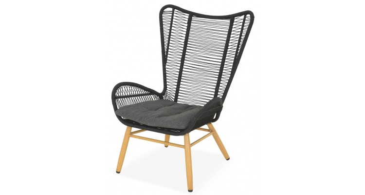 BODEH Set mobilier terasă/grădină, 2 fotolii si măsuță