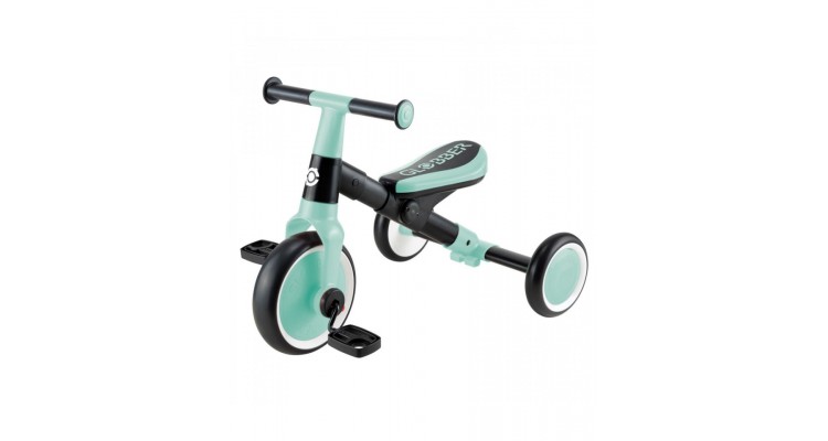 Tricicleta globber 2 in 1 culoare verde pal