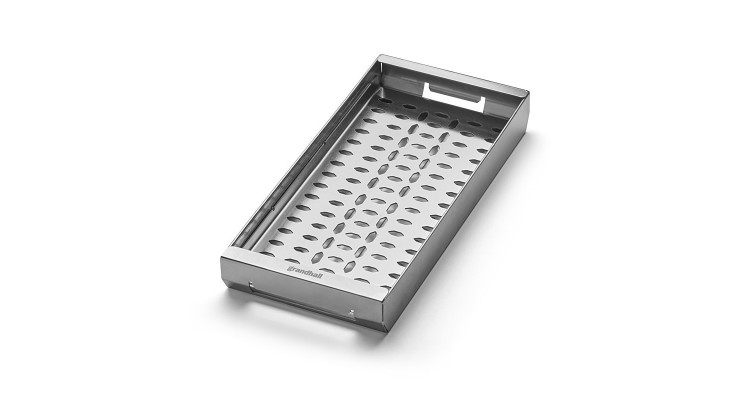 Tava de carbuni 37,4x17x4,5 cm pentru gratar pe gaz Grandhall Elite Pro A06701007T