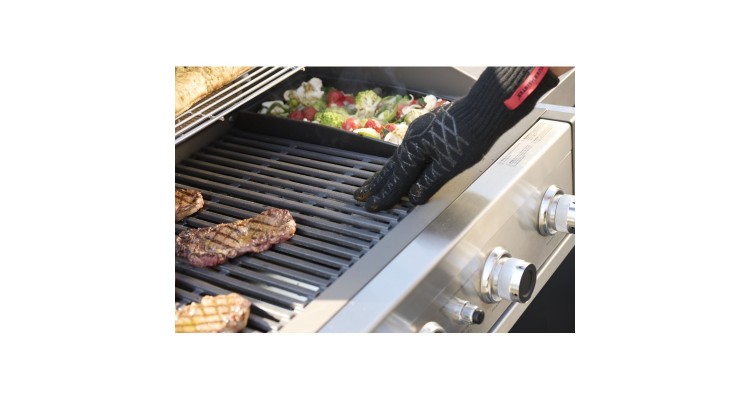 Tava de carbuni 37,4x17x4,5 cm pentru gratar pe gaz Grandhall Elite Pro A06701007T