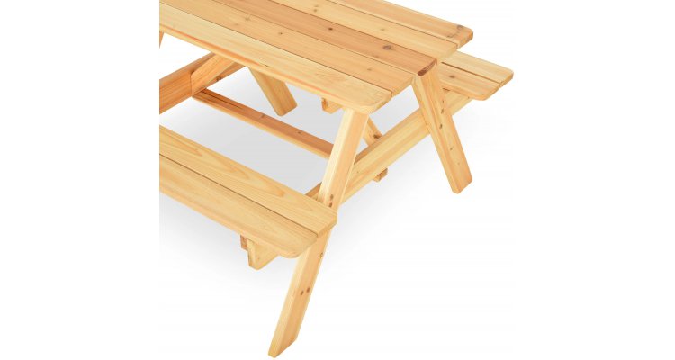 Set mobilier KIDS PICNIC terasa/gradina, masa pliabila, 2 banchete