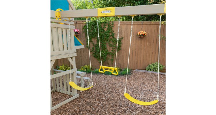Complex de joaca din lemn de cedru Seacove Deluxe Kidkraft F29075
