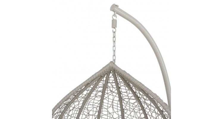 Leagan balansoar suspendat gradina Cocon BOWL L.103 x l 70 x H 122 gri