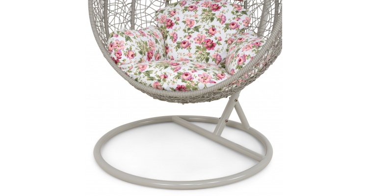 Leagan balansoar suspendat gradina Cocon BOWL L.103 x l 70 x H 122 gri