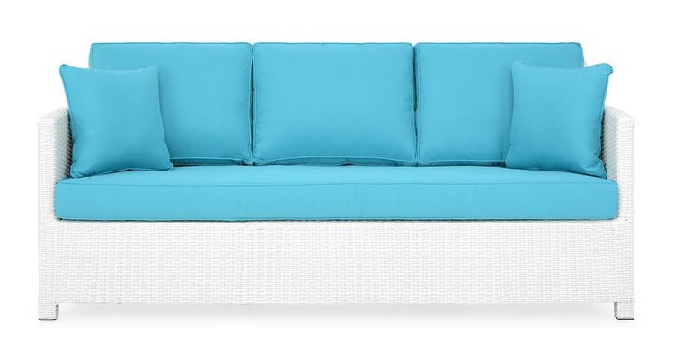Set mobilier SAFIRA gradina/terasa, 2 fotolii, canapea, masuta cafea, taburet si masuta colt