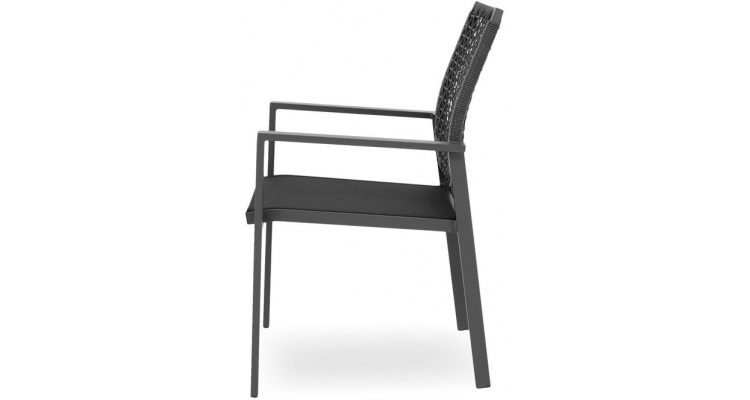 Set mobilier ENCORE/MAURO terasa/gradina, 4 scaune si masa dreptunghiulara