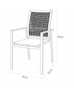 Scaun suprapozabil MAURO Scaun suprapozabil MAURO