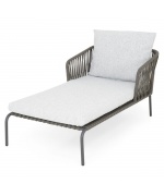 Set mobilier MILANO terasa/gradina, 2 sezlonguri si masuta