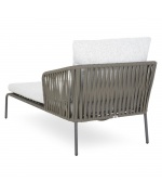 Set mobilier MILANO terasa/gradina, 2 sezlonguri si masuta