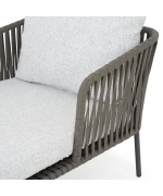 Set mobilier MILANO terasa/gradina, 2 sezlonguri si masuta