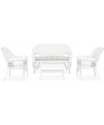 Set mobilier BARBARA terasa/gradina, 2 fotolii, canapea si masuta