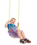 Leagan din plastic turnat prin injectie  PP Lila cu sfori incluse