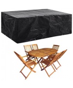 Husa mobilier gradina, 8 ocheti, 242 x 162 x 100 cm