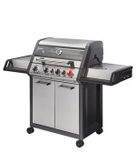 Gratar pe gaz, 4 arzatoare inox, arzator infrarosu, grile fonta, Enders Monroe Pro 4 SIK Turbo 837833