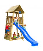 Spatiu de joaca din lemn Belvedere - Turn Blue Rabbit 2.0