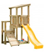 Spatiu de joaca din lemn  Cascade - Turn Blue Rabbit 2.0