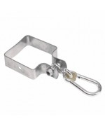 Colier cu carlig pentru prindere leagan - Patrat - 90mm - 3mm KBT