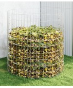 Compostor de gradina, Ø100x100 cm, otel galvanizat Compostor de gradina, Ø100x100 cm, otel galvanizat