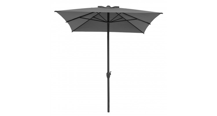 Umbrela dreptunghiulara CALPE, 200x300cm, gri