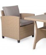Set mobilier BAXTER terasa si gradina, 2 fotolii, canapea si masa