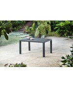 Masa Julie, 6 locuri, 1,47 x 90 x 74,5 cm, culoare grafit, Keter