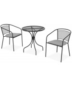 Set mobilier BERLIN terasa si gradina, 2 scaune si masa