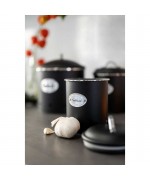 Cutie metalica depozitare 1 litru Wenko Nero 54067100