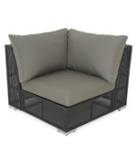 Element colt SAVANA lungime 97 latime 97 inaltime 73 negru cu gri