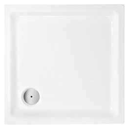 Cadita dus ALOHA lungime 90 latime 90 inaltime 6 alb lucios